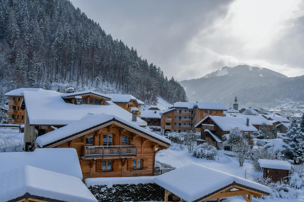 Roof Top Moutain View Direct Access Morzine Avoriaz Montriond Esterno foto